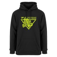 FINNTRAIL HOODY ATV BLACKYELLOW