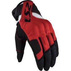 LS2 SILVA MAN GLOVES BLACK RED