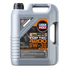 LIQUI MOLY TOP TEC 4200 5W-30 NEW GENERATION, SYNTETICKÝ MOTOROVÝ OLEJ 5 L