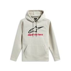 MIKINA ALWAYS HOODIE 3, ALPINESTARS (BIELA OFF WHITE/ČERNÁ/ČERVENÁ)