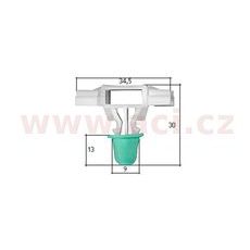 PLASTOVÁ PŘÍCHYTKA (SADA 10 KS)