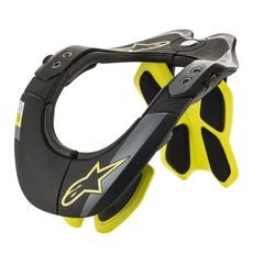 CHRÁNIČ KRČNEJ CHRBTICE BNS TECH-2, ALPINESTARS (ČERNÁ/ŽLUTÁ FLUO) 2024