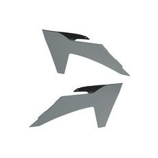 SPOJLERY CHLADIČA KTM, RTECH (ŠEDO-ČERNÉ, PÁR)