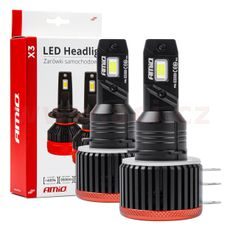 LED H15 90W - BÍLÁ (PATICE PGJ23T-1), SADA 2 KS