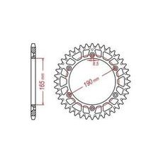 DURALOVÁ ROZETA PRE SEKUNDÁRNE REŤAZY TYPU 520, JT - ANGLICKO (50 ZUBOV)