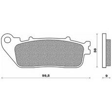 BRZDOVÉ DOŠTIČKY (ZMES ROAD TOURING SINTERED) NEWFREN (2 KS V BALENIE)
