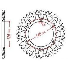 DURALOVÁ ROZETA PRE SEKUNDÁRNE REŤAZY TYPU 520, JT - ANGLICKO (53 ZUBOV)