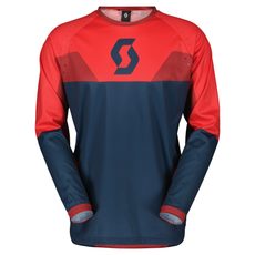 JERSEY EVO TRACK DARK BLUE/NEON RED