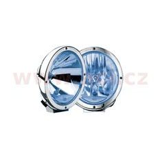 PŘÍDAVNÉ SVĚTLO DÁLKOVÉ S OBRYSOVÝM SVĚTLEM S KRYTKOU KRUHOVÉ CHROMOVÉ ČIRÉ MODRÁ OPTIKA (PRŮMĚR 224 MM) LUMINATOR CHROMIUM BLUE H