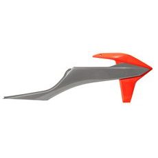 SPOJLERY CHLADIČA KTM, RTECH (ŠEDO-ORANŽOVÉ, PÁR)