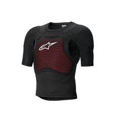 CHRÁNIČ TELA BIONIC PLASMA LT KRÁTKY RUKÁV, ALPINESTARS (ČERNÁ/ČERVENÁ/BÍLÁ) 2026
