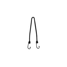 GUMICUK "PAVÚK" DÉLKA/PRŮMĚR POPRUHU 750/10 MM SA ZAKONČENÍMI POMOCOU DRÁTOVÝCH HÁKOV, OXFORD (ČIERNY, HOMOLOGÁCIA TUV/GS)