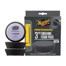 MEGUIAR'S PROFESSIONAL FINISHING FOAM PAD 3" PĚNOVÉ FINIŠOVACÍ KOTÚČE, 3KS 3" / 75 MM