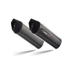 DVOJITÁ KONCOVKA VÝFUKU SLIP - ON GPR FURORE D.26.1.FUPO MATTE BLACK