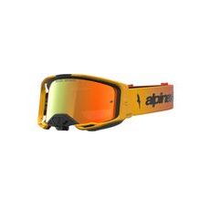 OKULIARE VISION 8 AMBER, ALPINESTARS (ŽLUTÁ/ČERVENÁ/ČERNÁ, ZRKADLOVÉ ČERVENÉ PLEXI) 2027