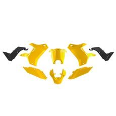 SADA PLASTOV BEZ PREDNÉHO BLATNÍKA YAMAHA TENERE, RTECH (ŽLTÁ, ČIERNA)