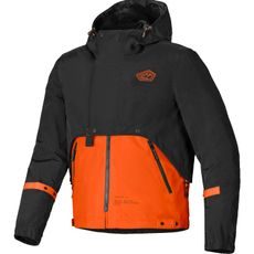 BUNDA MOOTANT WATERPROOF PARKA, ALPINESTARS (ČERNÁ/ORANŽOVÁ FLUO) 2026