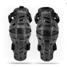 KOLENNÍ ORTÉZY X8H HYBRID SADA L/P, MOBIUS - USA (ŠEDÁ/ČERNÁ)