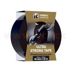 EXTRÉMNĚ PEVNÁ LEPICÍ PÁSKA ULTRA STRONG TAPE ČERNÁ 48 MM X18 M, DEBBEX