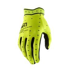 RUKAVICE RIDEFIT, 100% - USA (FLUO ŽLTÁ)