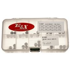 SADA VENTILOVÝCH PODLOŽIEK KAWASAKI (PRIEMER 9,5 MM, 20 KS), TOURMAX