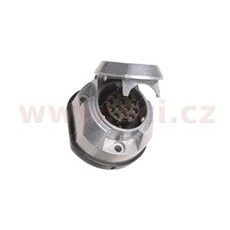 ZÁSUVKA 13 PIN 12V HLINÍK S ODPOJ. MLHOVKY + TĚSNĚNÍ