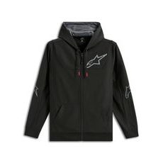 MIKINA SESSIONS 3 HOODIE, ALPINESTARS (ČERNÁ/ŠEDÁ)