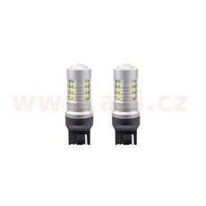 LED ŽÁROVKA 1156 CAN-BUS 24X SMD 3030 T20 7440 W21W 12V/24V BÍLÁ 5600K SADA 2 KS