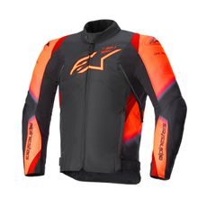 BUNDA T-SP 1 2 WATERPROOF, ALPINESTARS (ČERNÁ/ČERVENÁ FLUO) 2026