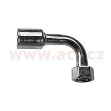 FITINKA OCEĽOVÁ NAMAČKÁVACIA S KRYTKOU O-KRÚŽK SAMICA 90° PRE HADICE G12 (16 MM) ZÁVIT UNF 7/8"