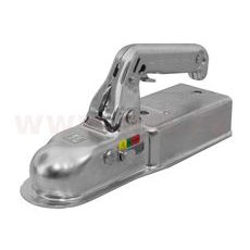 TAŽNÁ SPOJKA WINTERHOFF 8-H, NA ČTYŘHRAN 70X70 MM, 800 KG PRO NEBRŽDĚNÉ PŘÍVĚSY ORIGINÁL