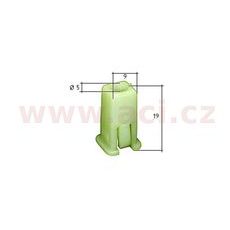PLASTOVÁ PŘÍCHYTKA S VNITŘNÍM ZÁVITEM (SADA 5 KS)