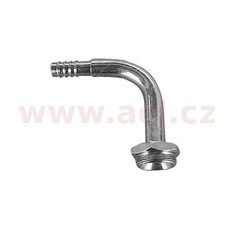 FITINKA HLINÍKOVÁ NAMAČKÁVACIA K RÝCHLOSPOJKE 90° PRE HADICE G8 (10 MM)