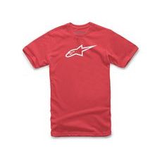 TRIKO AGELESS CLASSIC TEE KRÁTKY RUKÁV, ALPINESTARS (ČERVENÁ/BÍLÁ)