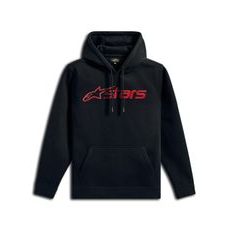 MIKINA BLAZE HOODIE 3, ALPINESTARS (ČERNÁ/RED)