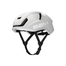 CYKLO PŘILBA S HEADSETEM S1, SENA (MATNÁ BÍLÁ)