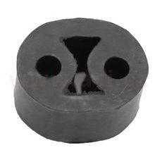 GUMOVÝ ZÁVĚS VÝFUKU (PRŮMĚR 55 MM, ROZTEČ DĚR 32 MM, TLOUŠŤKA 35 MM)