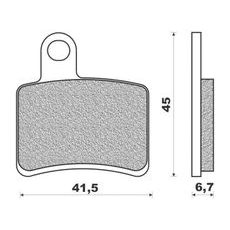 BRZDOVÉ DOŠTIČKY (ZMES OFF ROAD DIRT ORGANIC) NEWFREN (2 KS V BALENIE)
