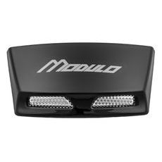 ZADNÉ KRYTY VENTILÁCIA PRE PRILBY MODULO 2.0, CASSIDA (ČIERNA LESKLÁ, VR. BÍLÉHO LOGA)