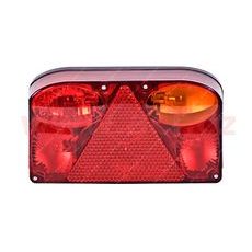 ZADNÍ SVĚTLO 238X138 MM 5 PIN KONEKTOR, BAJONET SE ŽÁROVKAMI, P