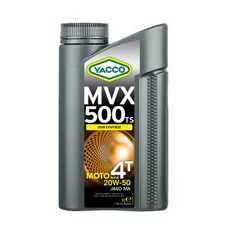 YACCO MOTOROVÝ OLEJ POLOSYNTETICKÝ MVX 500 TS 4T 20W50 4L
