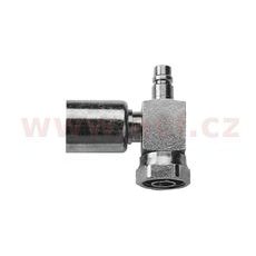 FITINKA OCEĽOVÁ NAMAČKOVACIA S KRYTKOU ROTALOCK SAMICA KRÁTKA S LP PORTOM 90° PRE HADICE G12 1/2"(15,9 MM) ZÁVIT UNS 2B 1"