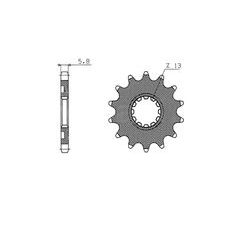 REŤAZOVÉ KOLIESKO PRE SEKUNDÁRNE REŤAZE TYPU 520, SUNSTAR (13 ZUBOV)