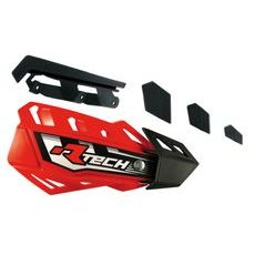 plasty krytov páčok FLX / FLX ALU / FLX ATV, RTECH (červeno-černé, pár)