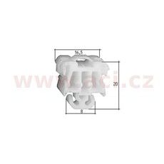 PLASTOVÁ PŘÍCHYTKA (SADA 10 KS)