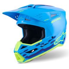 PRILBA S-M3 FORCE, ALPINESTARS (MODRÁ/ŽLUTÁ FLUO) 2026