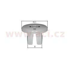 PLASTOVÁ PŘÍCHYTKA S VNITŘNÍM ZÁVITEM (SADA 10 KS)