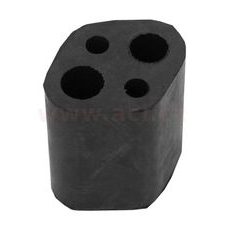 GUMOVÝ ZÁVĚS VÝFUKU (D=58 MM, Š=55 MM X 45 MM, TL. 59 MM)