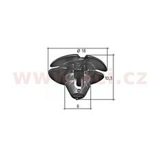 PLASTOVÁ PŘÍCHYTKA (SADA 10 KS)