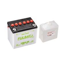 BATÉRIE 12V, 12N24-4A, 24AH, 220A, ĽAVÁ, KONVENČNÉ, 184X124X175, FULBAT (VR. BALENIE ELEKTROLYTU)